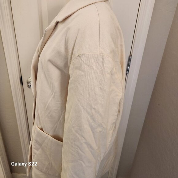 Madewell Coat Off White/Cream. NWT. Size XL. Padded - Picture 4 of 16